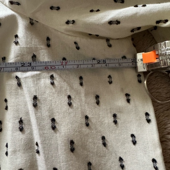 Lane Bryant Cream Blouse with Black Details - Picture 8 of 9